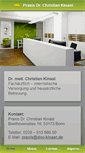Mobile Screenshot of doc-kinast.de